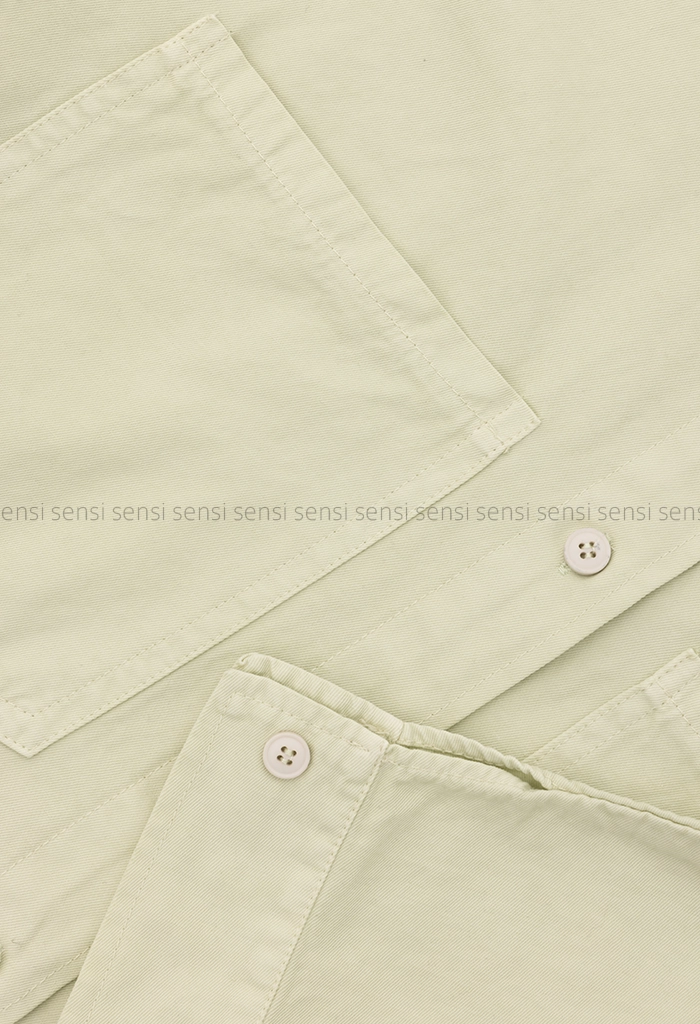 شومیز کتان دوجیب کد1005094